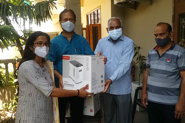 Jaipur news, Bhamashahs provided oxygen concentrators