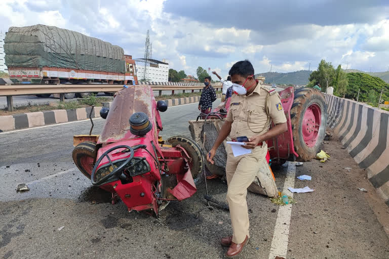 ಲಾರಿ ಡಿಕ್ಕಿ: