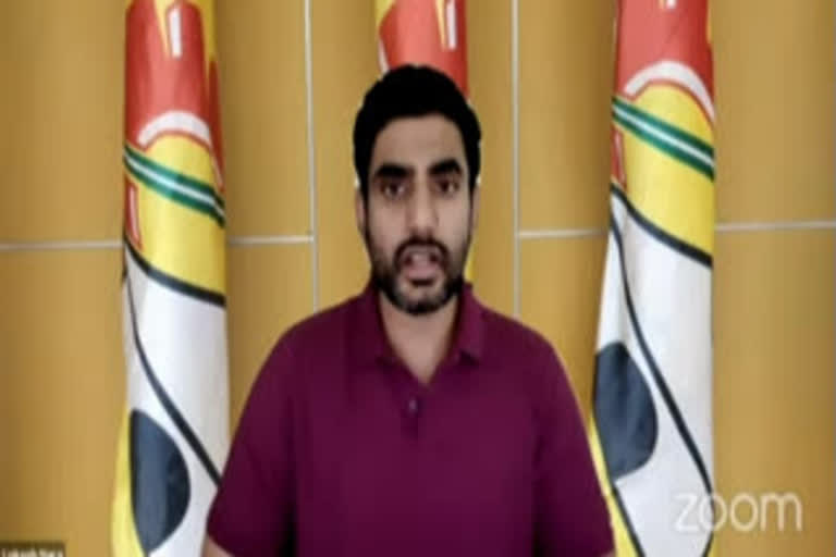 tdp leader lokesh on raghu rama arrest