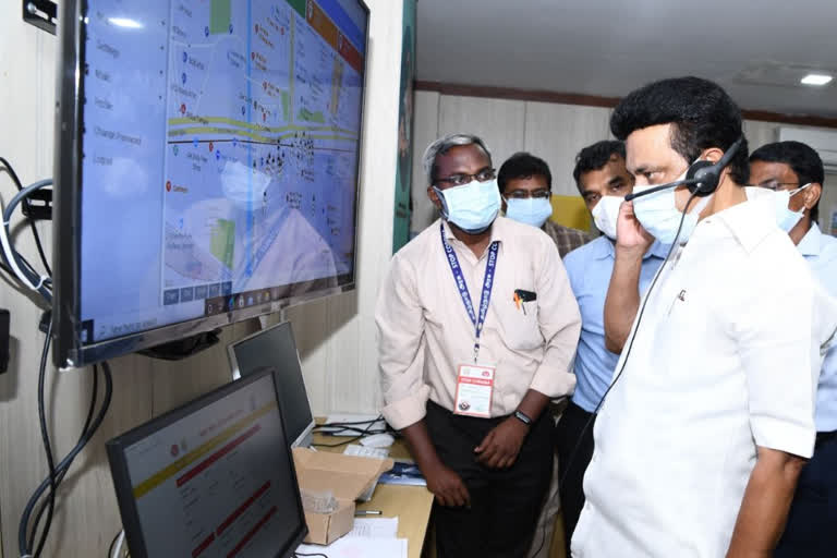 Tamil Nadu CM inspects COVID-19 unified command centre