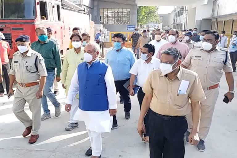 Union Minister of arrival in Morena