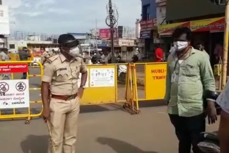 PSI scold with bad words in Hubli