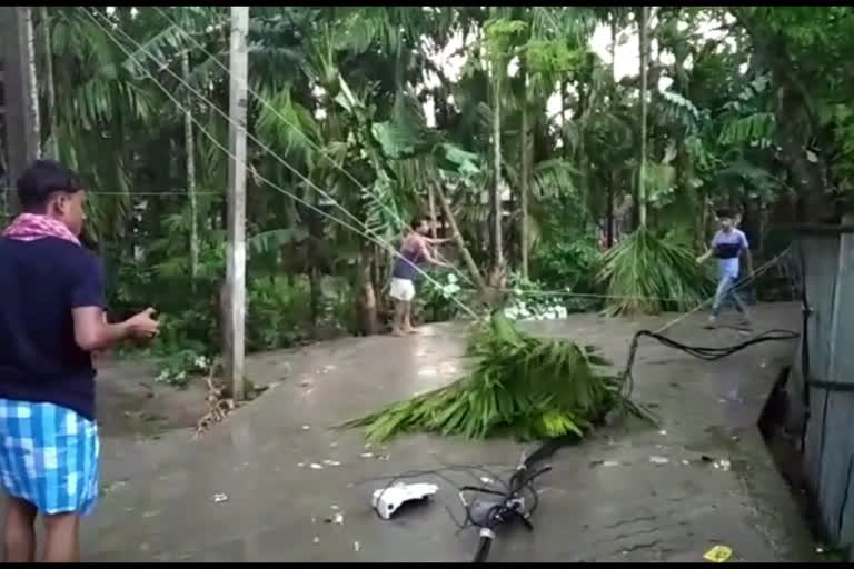 cyclone at Dhubri