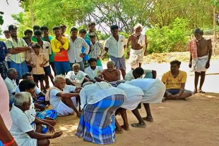 Case booked for making 3 Dalit men fall at the feet of panchayat members