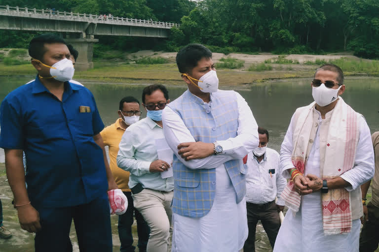 জলসম্পদ বিভাগৰ দায়িত্ব লৈয়ে মথাউৰি পৰিদৰ্শন মন্ত্ৰী পিয়ুষ হাজৰিকাৰ