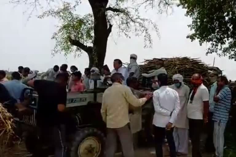 गन्ना तौल बंद