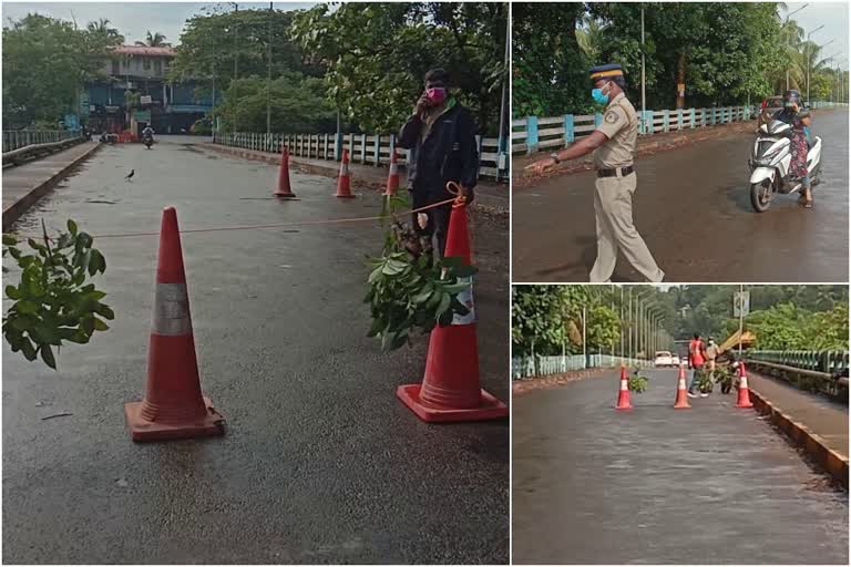 Triple lock-down  Triple lock-down in Malappuram  മലപ്പുറത്ത്‌ ട്രിപ്പിൾ ലോക്ക്‌ ഡൗൺ  ട്രിപ്പിൾ ലോക്ക്‌ ഡൗൺ ആരംഭിച്ചു  കർശന പൊലീസ് പരിശോധന