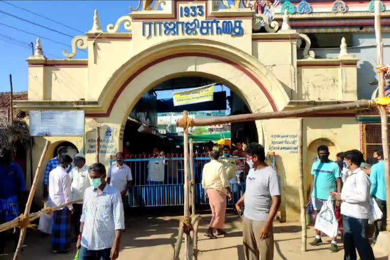 Rajaji vegetable market