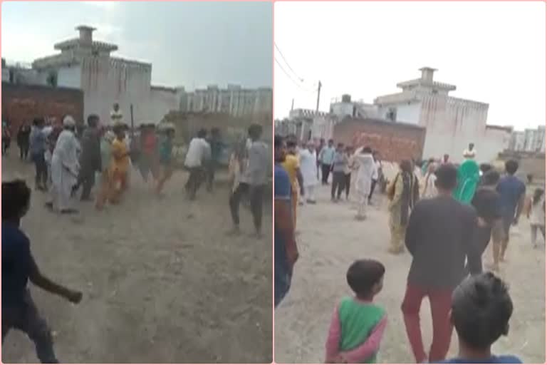 two-sides-quarrel-with-sticks-in-baddi-rajputan-village