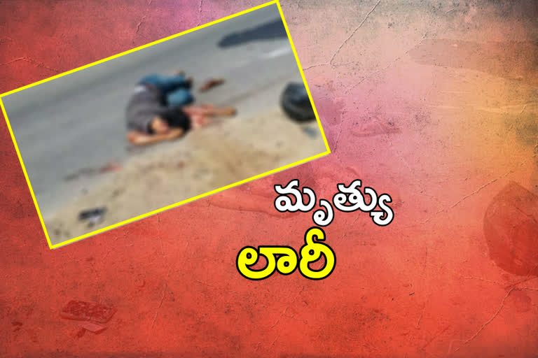 బైక్‌ లారీ ప్రమాదం, సంగారెడ్డి వార్తలు