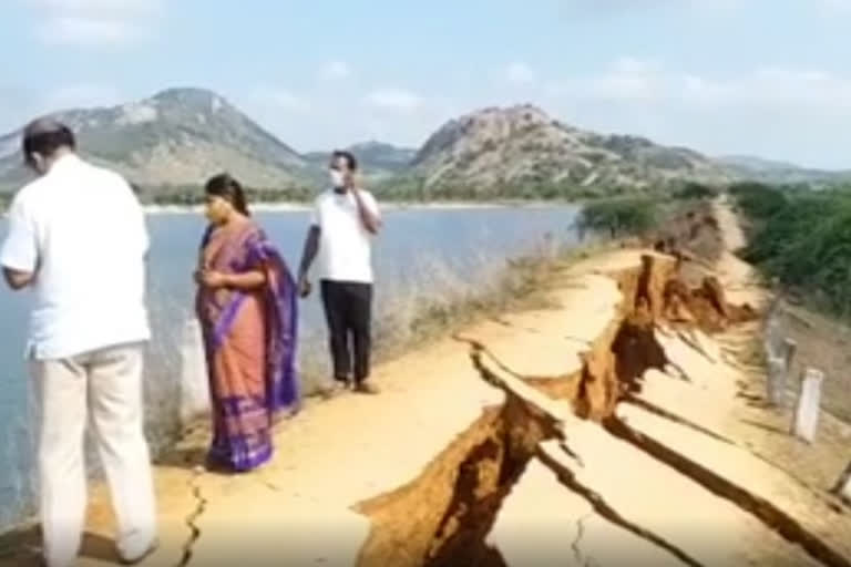 summer storage tank got cracks at chittoor district