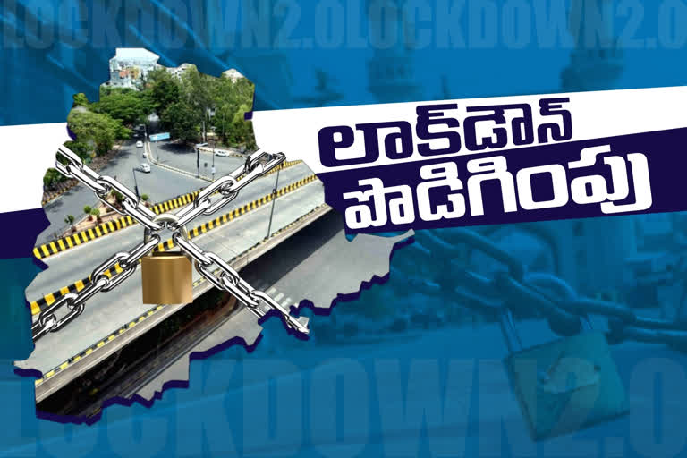 LOCK DOWN EXTEND IN TELANGANA