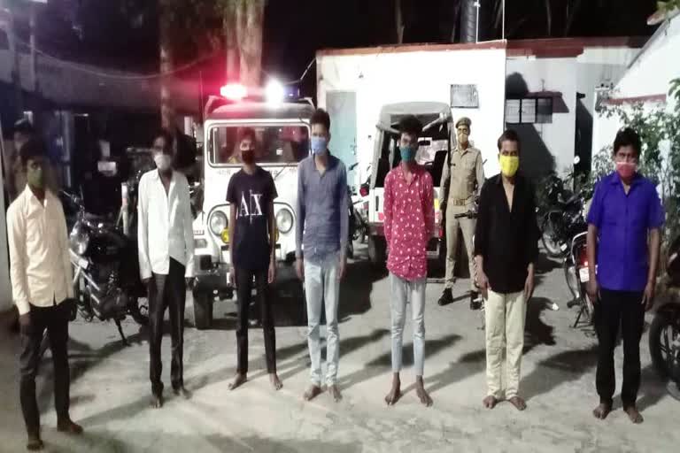 seven accused arrested in bareilly