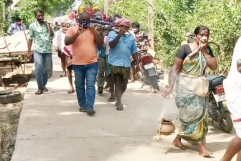 Hundred years old women died in Krishna district