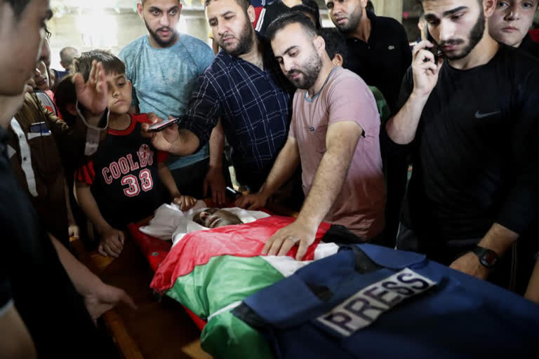 Israeli airstrikes kill 6, level large family home in Gaza