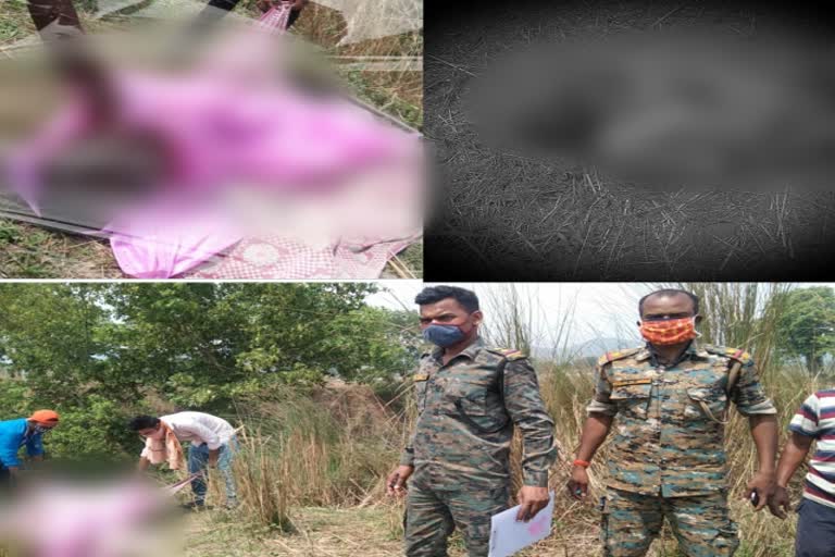 Dead body of man found tied hands and feet in water in ramgarh