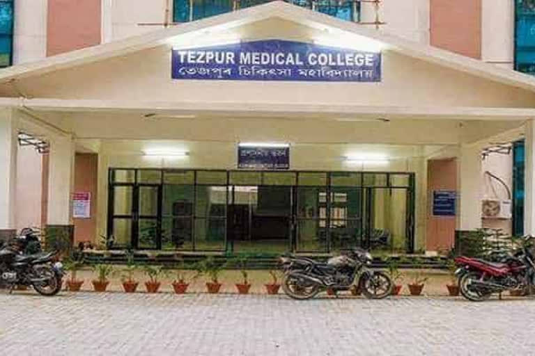 DC arrives at Tezpur Medical College at night