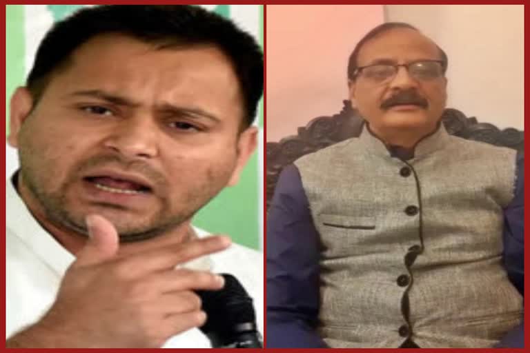 bjp spokesperson attacked tejaswi yadav