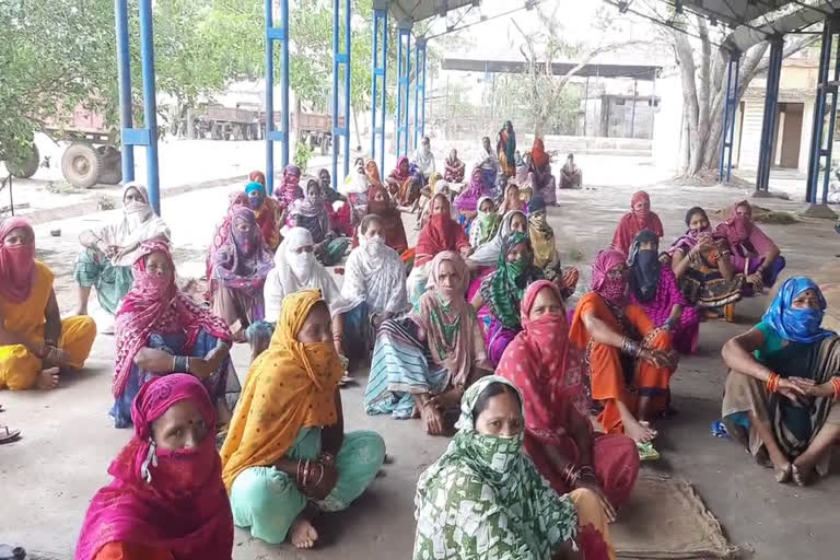 Workers protest in Bhatapara