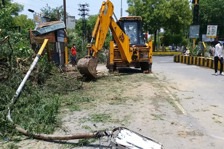 alwar news, taukate storm in Alwar