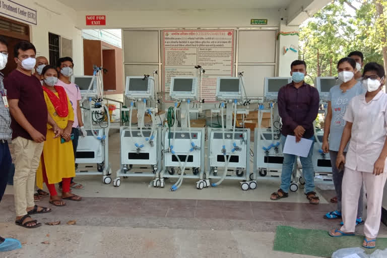 State government sent 6 new ventilators in Gariaband