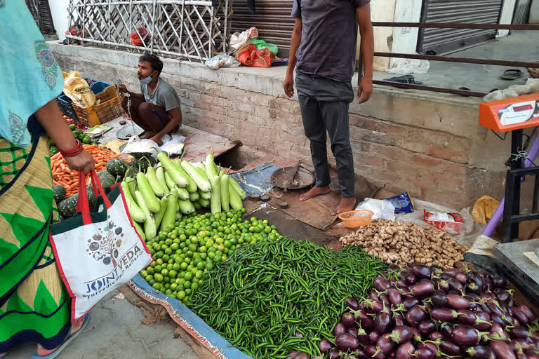 सब्जियों की आवक बढ़ी