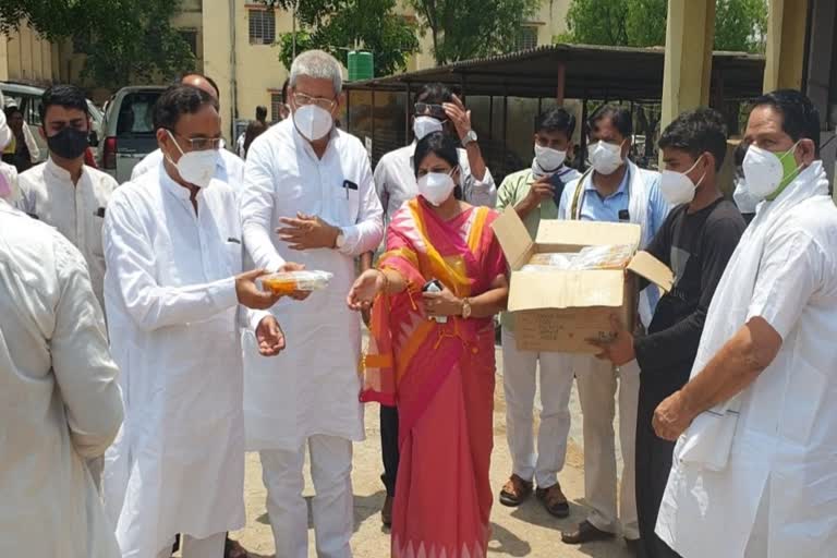 dausa mla murari lal meena,  rajiv gandhi death anniversary