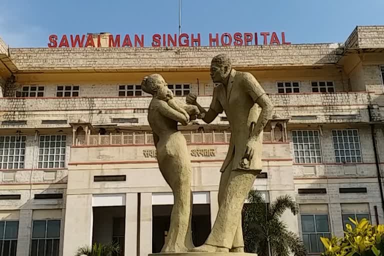 sms hospital,  corona patient in sms hospital