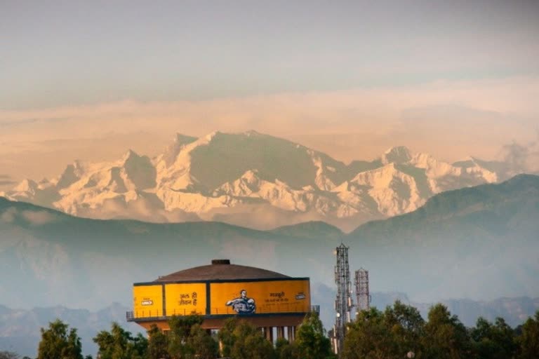 beautiful view of himalayan from saharanpur