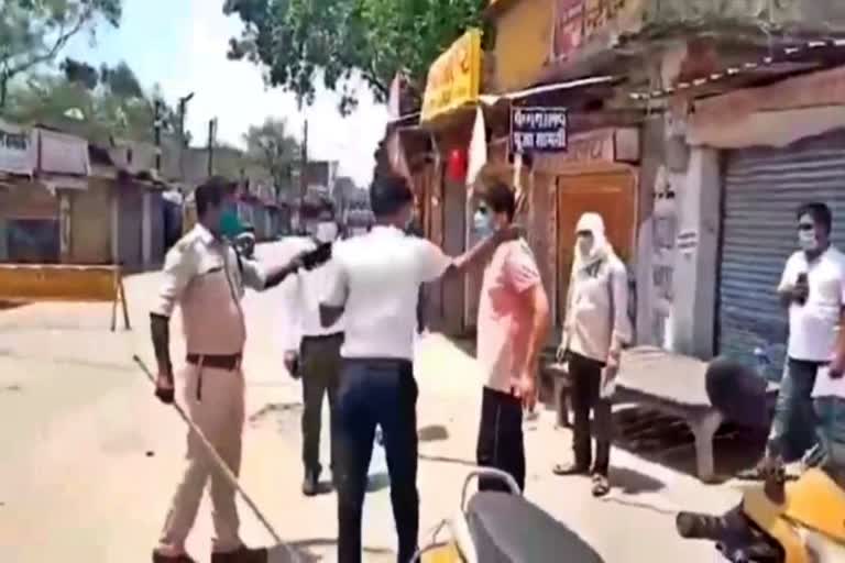 after-surajpur-collector-ranbir-sharma-now-video-of-sdm-prakash-singh-rajput-slapping-a-young-man-goes-viral