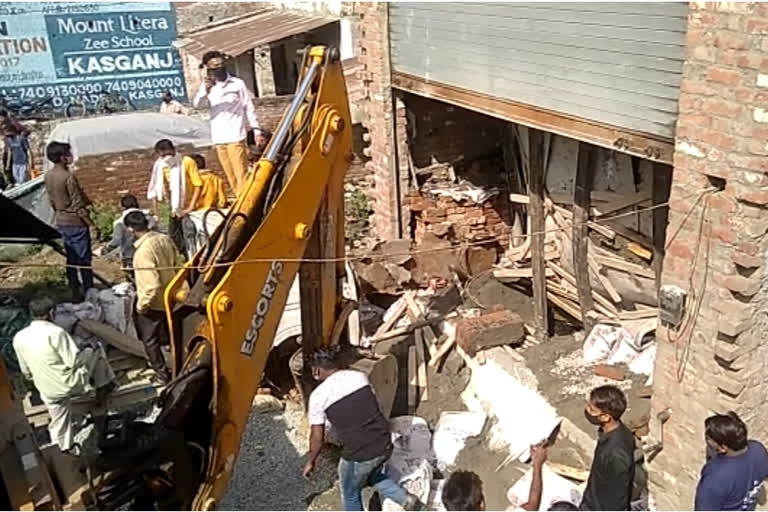 construction building collision