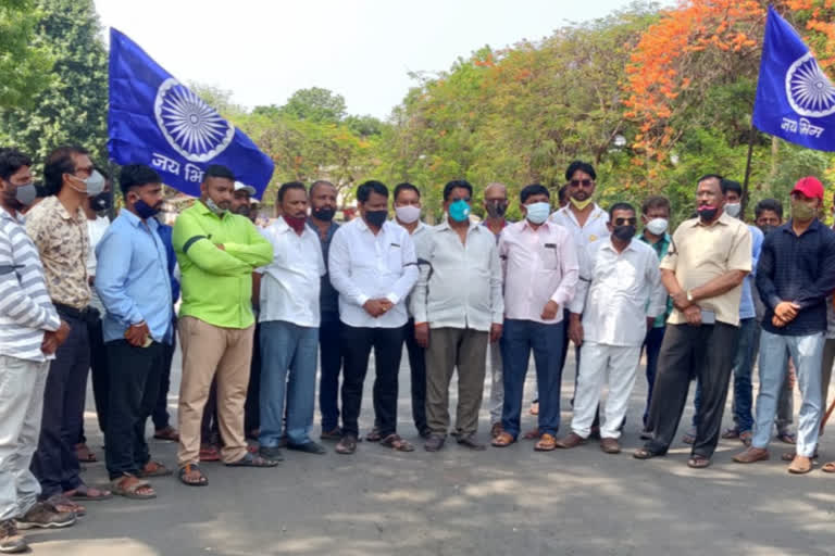 baramati ncp agitation over ujani dam water