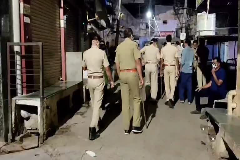 police dispute in Chittorgarh, police fight in Lohar locality