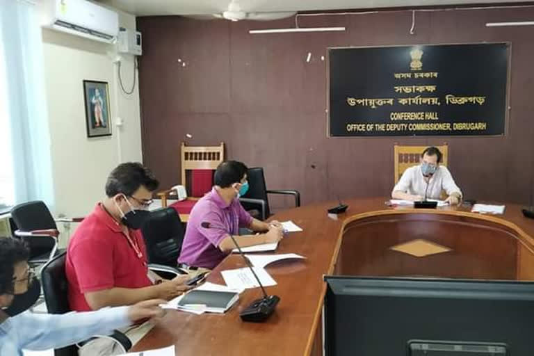 Deputy commissioner of Dibrugarh attend an important meeting about Cancer Hospital