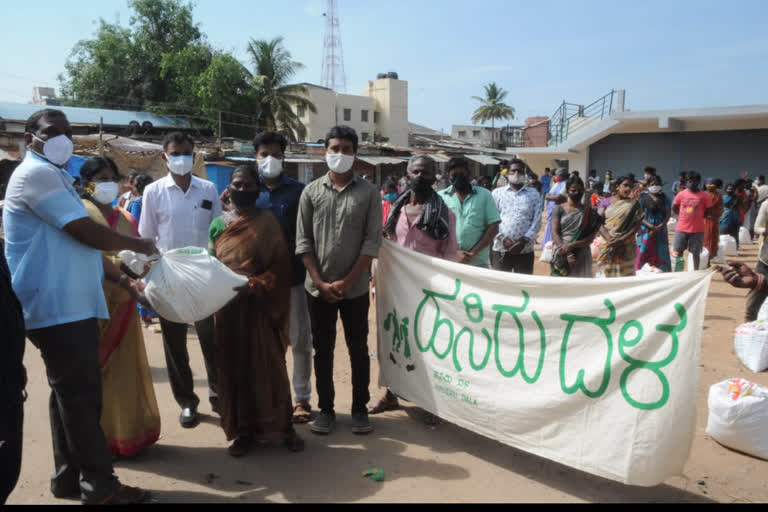 NGO Distributed Food Items Kit