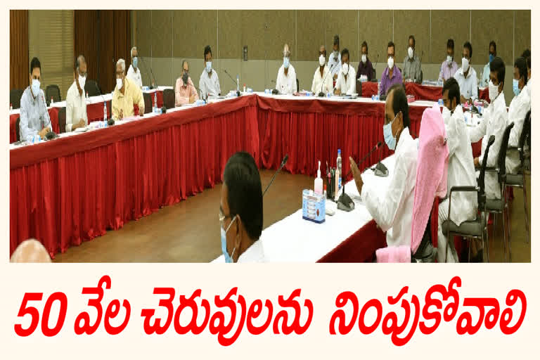 CM KCR Review on Irrigation Department