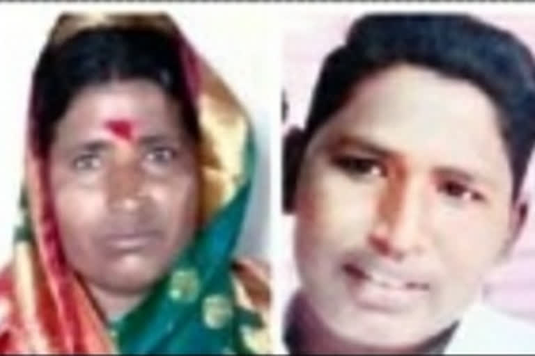 mother and son died in road accident in pandharpur