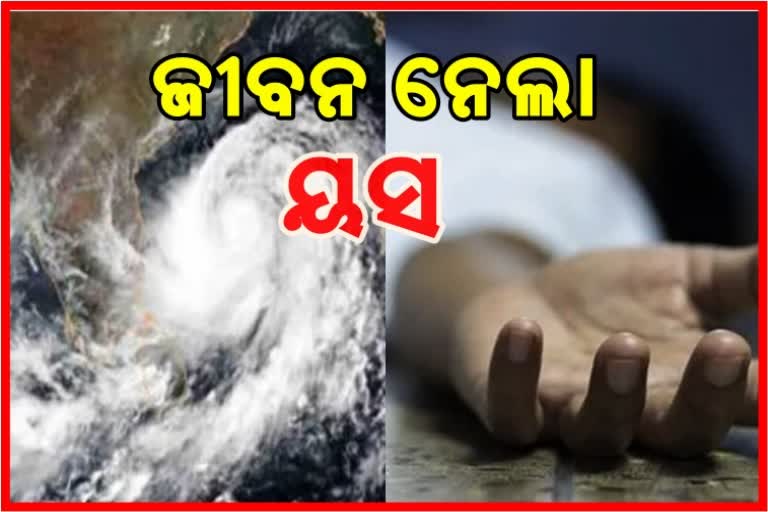 ବାତ୍ୟା ୟସର ପ୍ରଭାବରେ ଗଛ ଡାଳ ଭାଙ୍ଗି ଜଣେ ମୃତ