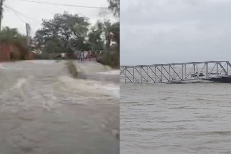 হুগলি নদীর জলে প্লাবিত ডায়মন্ডহারবার