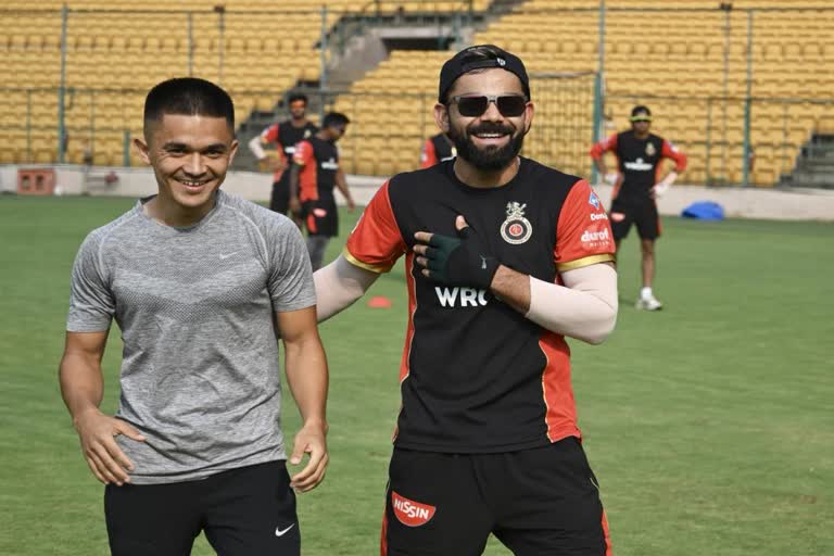 Will pay in one go or easy installments: Sunil Chhetri to Virat Kohli