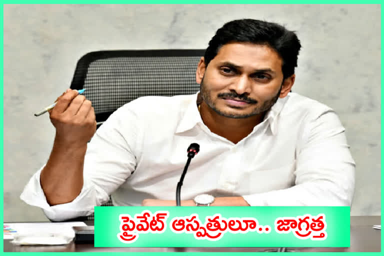 ప్రైవేట్ ఆస్పత్రులు వసూళ్లకు పాల్పడితే క్రిమినల్ చర్యలు : సీఎం జగన్