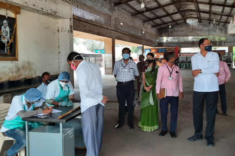 nashik market committee start antigen test