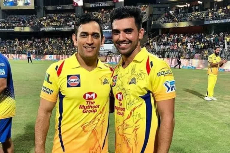 MS Dhoni, Deepak Chahar