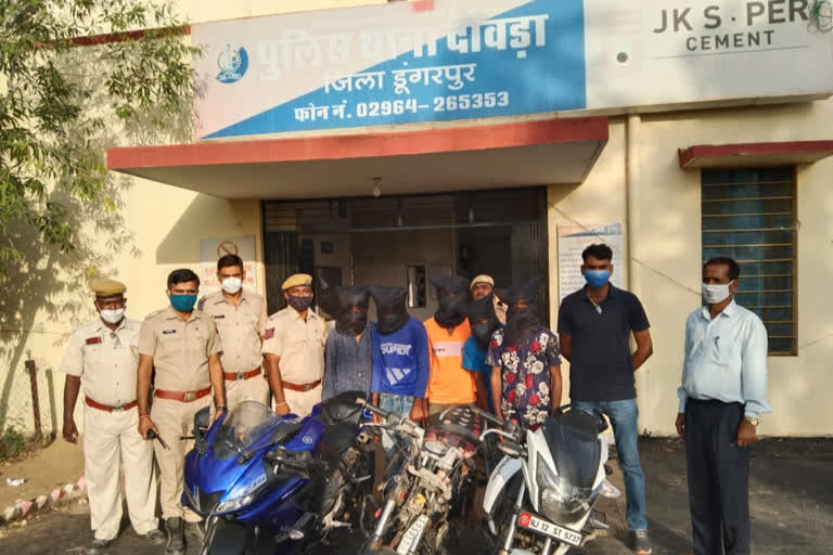 Bike found in Dungarpu,r  Bike thief arrested in Dungarpur