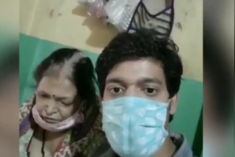 son pleads for mother suffering from black fungus video viral  son pleads for mother suffering from black fungus in firozabad  firozabad news  firozabad today news  black fungus in firozabad  ब्लैक फंगस पीड़ित महिला के बेटे ने वीडियो वायरल कर लगाई गुहार  फिरोजाबाद में ब्लैक फंगस का कहर  फिरोजाबाद खबर  फिरोजाबाद ताजा खबर