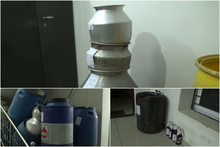 wash seized at nedumkandam  nedumkandam police  wash and distillery tools  കോടയും വാറ്റുപകരണങ്ങളും  കള്ളവാറ്റ്  Nedumkandam excise  നെടുങ്കണ്ടം പൊലീസ്  എക്സൈസ്