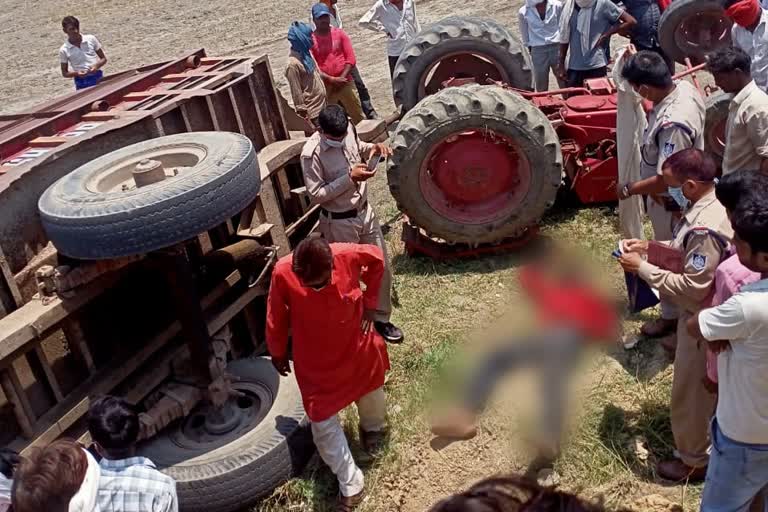 Tractor accident