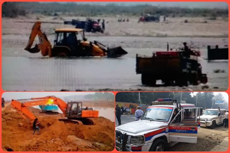 illegal sand mining