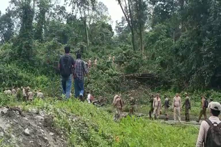 চিৰাঙৰ ৰুনিখাতা ওদালগুৰীৰ বনাঞ্চলত বন বিভাগৰ উচ্ছেদ