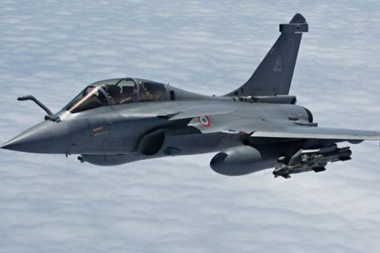 Three Rafale fighter aircraft landed in India on Thursday